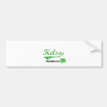 Kelso Washington City Classic Bumper Sticker