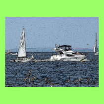 Kemah Boats poster posters