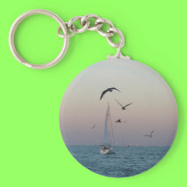 Kemah sailboat keychains