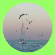 Kemah sailboat stickers