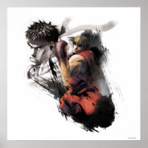 Ken Vs. Ryu Posters