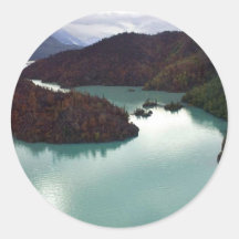 Kenai Refuge Lakes Round Stickers