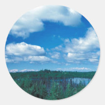 Kenai Wetlands Round Sticker