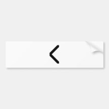 KENAZ RUNE BUMPER STICKERS