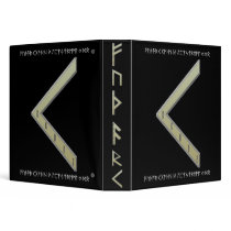Kenaz Rune gold binders