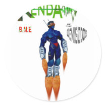 Kenda  T-Shirt Round Sticker