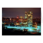 Kendall Square and Boston Skyline, 1967 Greeting Cards