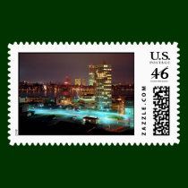 Kendall Square and Boston Skyline, 1967 stamps