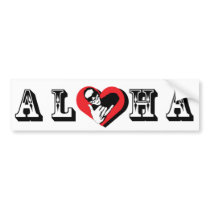 Kenji Aloha bumper stickers by UsoLee Kenji Aloha bumper stickers