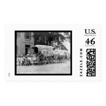 Kennebec Ice Wagon 1899 postage by lc_vintagephotos Kennebec Ice Wagon 1899 postage