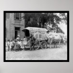 Kennebec Ice Wagon 1899 posters