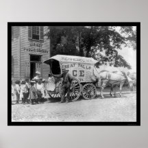 Kennebec Ice Wagon 1899 Posters