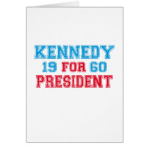 Kennedy 1960 election greeting card
