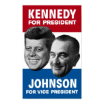 Kennedy And Johnson 1960 Election Poster