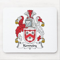 Kennedy Family Crest mousepads by coatsofarms Kennedy Family Crest mousepads