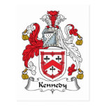 Kennedy Family Crest Post Card