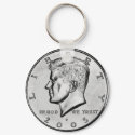 Kennedy Half Dollar keychains