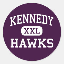 Kennedy - Hawks - High School - Plainview New York Sticker