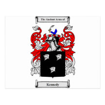 Kennedy (Irish) Coat of Arms Postcard