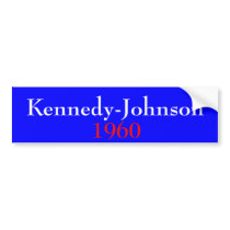 Kennedy-Johnson 1960 Bumper Stickers