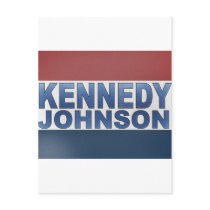 Kennedy Johnson Campaign Post Card