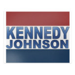 Kennedy Johnson Campaign Postcard