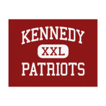 Kennedy - Patriots - Middle - Rockford Illinois postcards by customteamsportswear Kennedy - Patriots - Middle - Rockford Illinois postcards