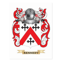 Kennedy-(Scottish) Coat of Arms (Family Crest) Postcard