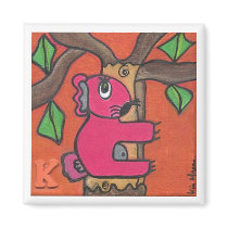kenny the koala eats leaves Magnet