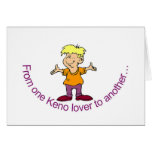 Keno cards: general messages