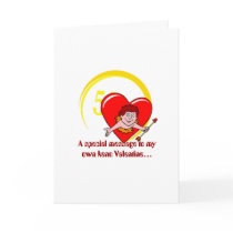 Keno cards: message to my Keno Valentine