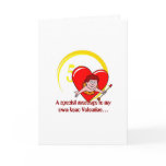 Keno cards: message to my Keno Valentine