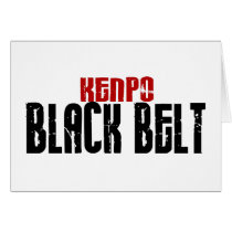 Kenpo Black Belt Karate Cards