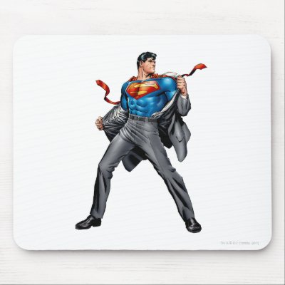 Kent changes into Superman mousepads