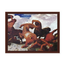 Kentaurenkampf By Böcklin Arnold Post Cards