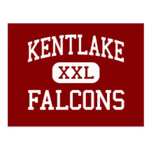 Kentlake - Falcons - High School - Kent Washington Postcard