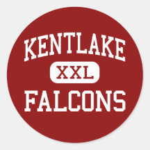 Kentlake - Falcons - High School - Kent Washington Round Sticker