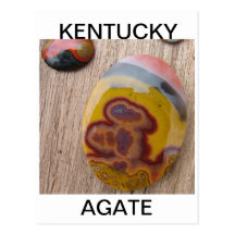 Kentucky Agate for rockhounds Postcards