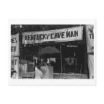 Kentucky Cave Man Vintage Carnival Show Post Cards
