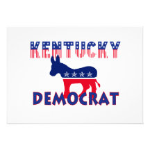 Kentucky Democrat Custom Invitations