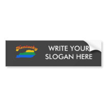 KENTUCKY GAY PRIDE BUMPER STICKERS