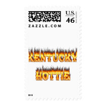 Kentucky hottie fire and flames postage
