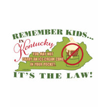 Kentucky Ice Cream Law t-shirts by MendiSue Kentucky Ice Cream Law t-shirts