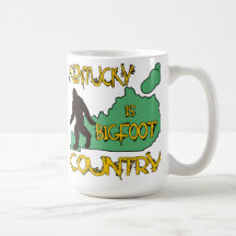 Kentucky Is Bigfoot Country Mugs