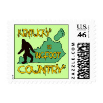 Kentucky Is Bigfoot Country Stamp