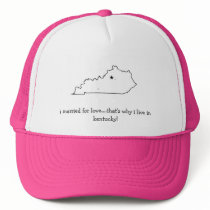 Kentucky "married for love" hat