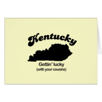 Kentucky Motto - Gettin Lucky cards