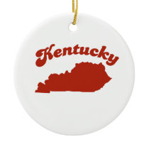 KENTUCKY Red State ornaments