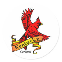 Kentucky State Bird stickers by GeographyTees Kentucky State Bird stickers