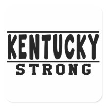 Kentucky Strong Designs Square Sticker